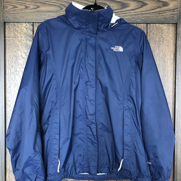 The North Face Jackets & Blazers - Blue North Face Raincoat - Great Condition!